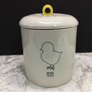 Rae Dunn Easter Round Large Canister